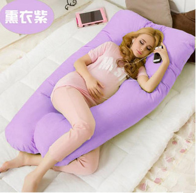2016 new Maternity U Shaped Body Pillows Body Pregnancy Pillow For Side Sleeper Removable Cover 130*70