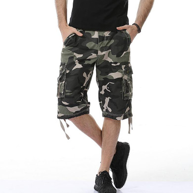 2017 summer style Military camouflage cargo shorts men's casual shorts fitness cotton overalls male Knee Length beach shorts 2017 summer style Military camouflage cargo shorts men's casual shorts fitness cotton overalls male Knee Length beach shorts