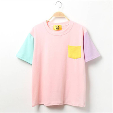 2017 Summer Style Fashion Harajuku Women T Shirts Kawaii Cotton Short Sleeve tshirts Ladies Cute Tops Tee Top Pink Shirts