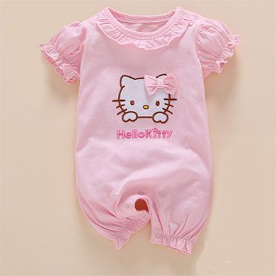 2017 Summer Style Baby Rompers Girls Clothes Cotton Cute Romper Newborn Jumpsuits Ropa Bebes Boy Clothing Character Short