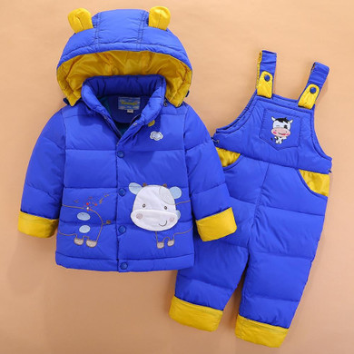 2017 Winter Children Duck Down Jacket Set Pants-Jacket Clothing Baby Jacket Winter Suit Thickened Sets for Boy and Girls 1-3 Yrs 2017 Winter Children Duck Down Jacket Set Pants-Jacket Clothing Baby Jacket Winter Suit Thickened Sets for Boy and Girls 1-3 Yrs