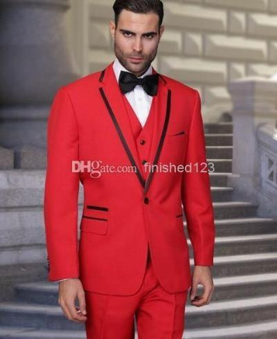 2016 New Arrival Royal Blue Tuxedos For Men Slim Fit Groom Wedding Suits For Men Groomsmen Custom Made (jacket+pants+Vest+Tie)