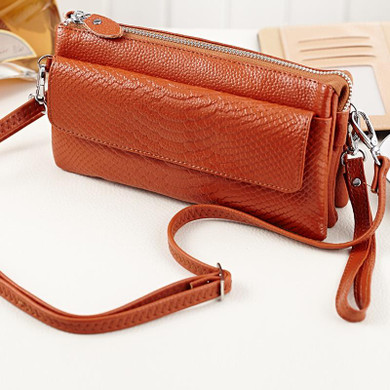 Envelope Evening Clutch Bags White Crocodile Pattern Genuine Leather Women Shoulder Bags Crossbody Purses and Handbag Lady