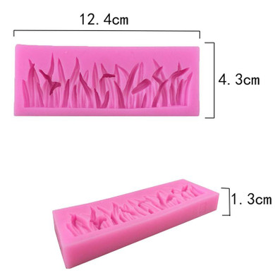 Grass Silicone Cake Mold Cake Decorating Moulds Tools Soap Chocolate Decor Mold Kitchen Baking Mold