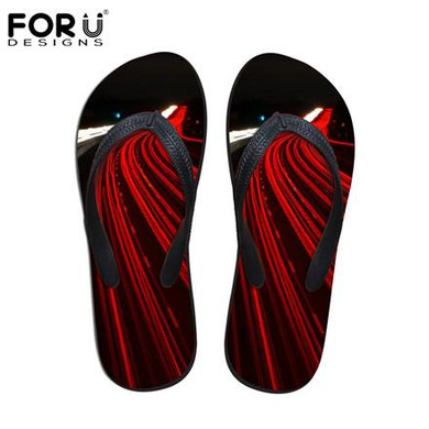 FORUDESIGNS 2017 New Design Men's Casual House Slippers Summer Beach Shoes Man Leisure Flip Flops for Teenage Sandals Men Flat