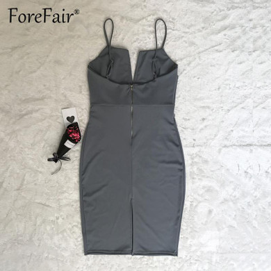 Forefair Sexy Sheath Strap Dress 2017 Summer Clubwear Party Dresses Women Lace-up V Neck Bow Slim Bodycon Dress Forefair Sexy Sheath Strap Dress 2017 Summer Clubwear Party Dresses Women Lace-up V Neck Bow Slim Bodycon Dress