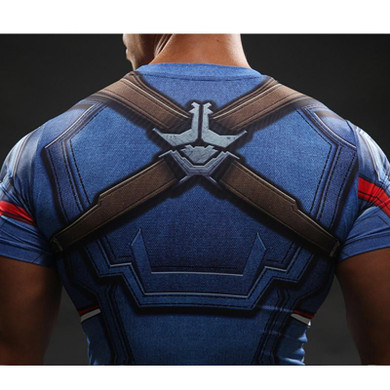 Captain America Civil War Tee 3D Printed T-shirts Men iron man cosplay costumes Fitness Compression Clothing Male Crossfit Tops
