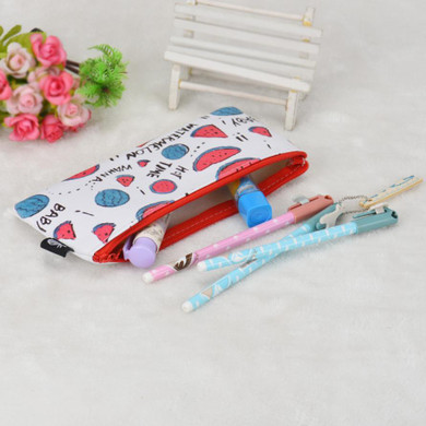 Canvas Fruit Pencil Pen Case Cosmetic Makeup Travel Pouch Bag Students levert dropship 2jul12 Canvas Fruit Pencil Pen Case Cosmetic Makeup Travel Pouch Bag Students levert dropship 2jul12