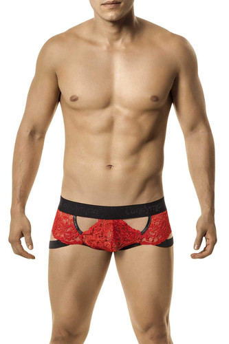 Candyman Red Lace Jock Thong
