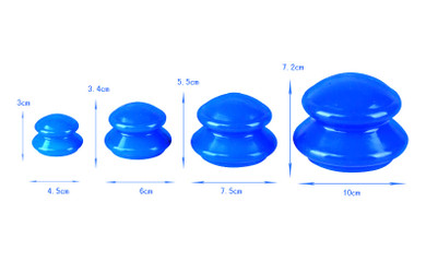 Silicone Cupping Cup Set (4 Size)