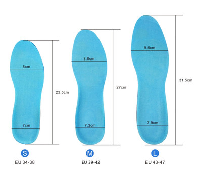 KOTLIKOFF Sports Silicone Gel Insoles