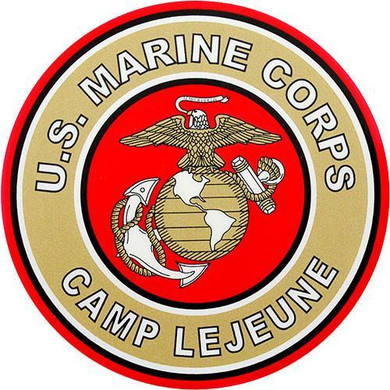 Camp Lejeune Clear Decal