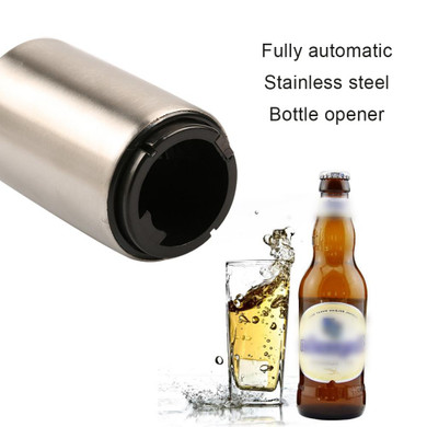2017 Beer Bottle Opener Automatic Stainless Steel Beer Juice Drinking Bottle Opener Gift Bar Tool Opener Kitchen Cooking Tools