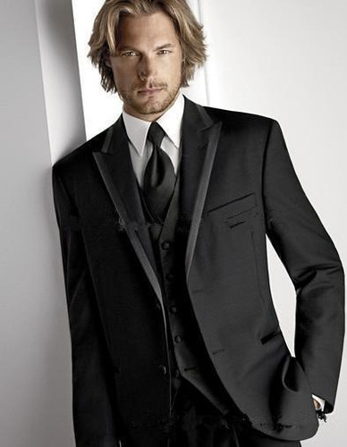 2016 Custom made Mens Light Grey Suits Fashion Formal Dress Men Suit Set men wedding suits groom tuxedos(Jacket+Pants+Vest+Tie)