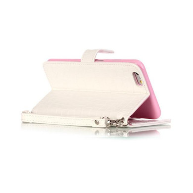 Luxury Crocodile Flip Leather Case For iPhone 5 5S SE 6 6S plus 7 8 Plus X Wallet Card Slots Stand Women Handbag Phone Cover