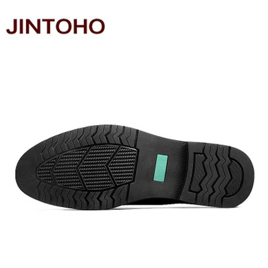 JINTOHO Big Size Men Flats Shoes Genuine Leather Pointed Toe Glitter Leather Male Shoes Italian Designer Moccasins Brand Shoes