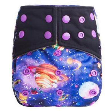 JinoBaby Aio Cloth Diaper Onesize Reusable Nappies Baby Diapers for nb to 38lbs