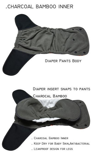 JinoBaby Bamboo Aio Diapers - Cool Bunny