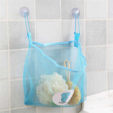 NAI YUE polyester Baby Kids Bath Time Tidy Storage Toy Suction Cup Bag Mesh Bathroom Organiser Net
