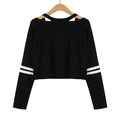 Popular Womens Clothes Long Sleeve Sweatshirt V Neck Causal Tops Blouse Beautiful New Fashion Youthful Style Unicorn Harajuku