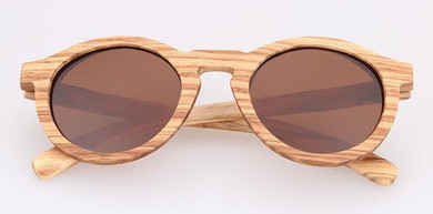 POP AGE Polarized Glasses Mens Sunglasses Round Eyewear Retro Sunglasses Round Sun Glasses Lunette Sunglasses Wood Men Vintage
