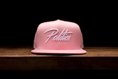 Politics Script Snapback - Pink
