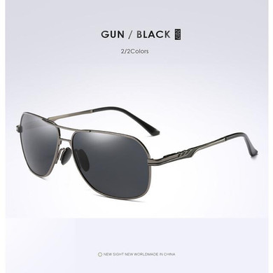 POLARSNOW 2017 Square Sunglasses Metal Frame Men Goggle Polarized Sun Glasses Brand Designer Safe Driving Eyewear Male Oculos