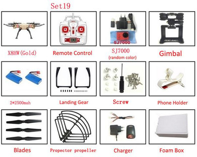 Original SYMA X8G X8C X8W X8HG RC Drone With SJ7000 14MP 1080p Full HD WiFi Camera 2.4G 4CH FPV Quadcopter Professional Drone