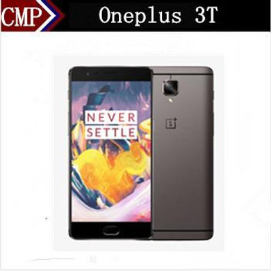 Original Oneplus 3T One Plus Three T 4G LTE Mobile Phone Snapdragon 821 Android 7.0 5.5" FHD 6GB RAM 128GB ROM 16.0MP+16.0MP NFC