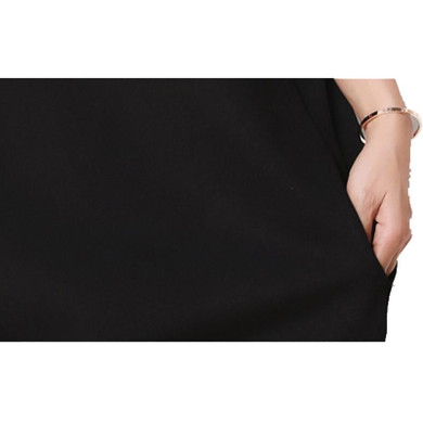 Oladivi Spring Plus Size Women Dress Casual Solid Turtleneck Loose Style Long Top Tunic Female Fashion Oversize Dresses Vestido
