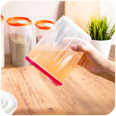 Kitchen compact environmentally sealed cans storage box, whole grains crisper food storage tank 1.25L