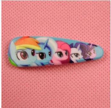 2 PCS Lovely Horse Girls Hair Accessories My little Ponys Hair Clips Cartoon Kids Hairpins Lovely Children Hair Ornaments
