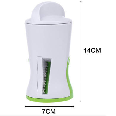 2 Blades Vegetable Spiralizer Slicer Handheld Carrot Cucumber Vegetables Fruit Spiral Cutter Grater Kitchen Cooking Tools