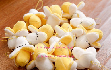 1X Super CUTE Mini 6CM Plush Stuffed Banana TOY DOLL - Bouquet Plush Toy , Lover's Gift String Plush Pendant DOLL TOY