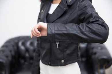 SAMMY 2014 Korean version of the new winter pu leather women short paragraph Slim small leather motorcycle leather jacket woman
