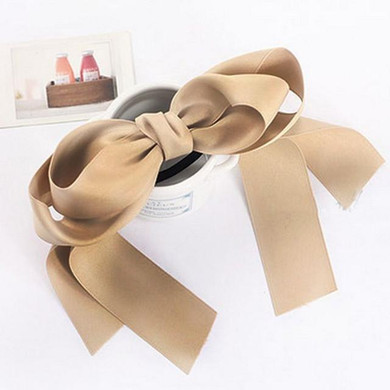 Sale accesorios para el pelo Cute Women Headwear Ribbon Bow Rope Elastic Hair Band Girl Hair Accessories