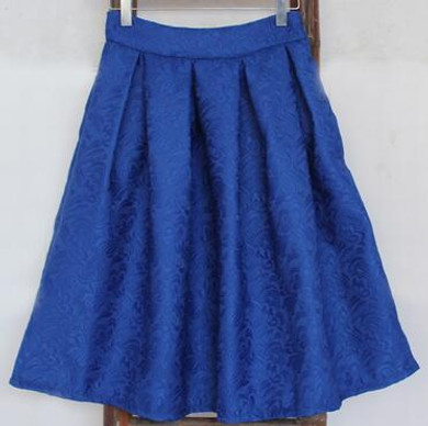 Saiqigui New Faldas 2017 Summer Vintage Skirt High Waist Work Wear Midi Skirts Womens Fashion American Apparel Jupe Femme Saias