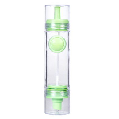 Saingace 1pc 2 in 1 Kitchen BBQ Condiment Oil Soy Sauce Vinegar Spray Bottle Cruet Dispenser Useful Tool Happy Sale ap606