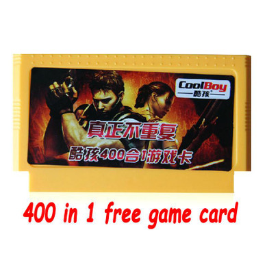 Video Game Console Subor D30 for 8 bit fc / nes card + Free TV Games 400 in1 Game Card with Double Joystick