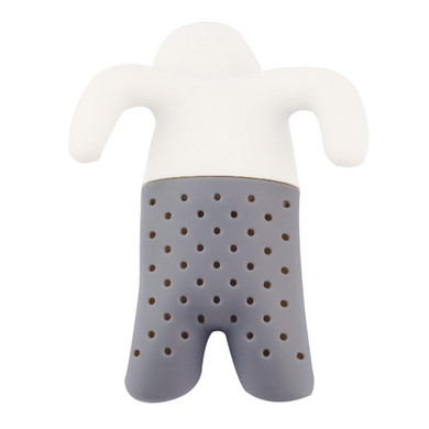 Unique Cute Tea Strainer, Interesting Life Partner Cute Mr Teapot Silicone Tea Infuser Filter Teapot for Tea & Coffee Drinkware