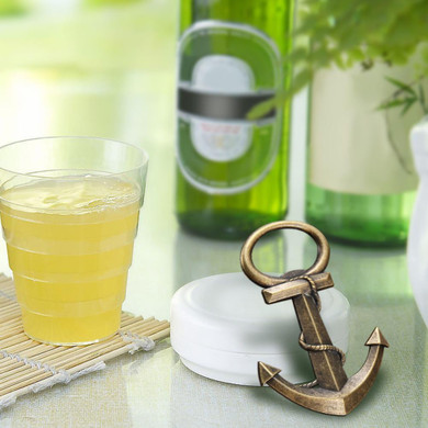 Unique Creative Wedding Birthday Vintage Aeneous Anchor Shaped Bottle Opener Beer Opener Abridor De Garrafa Abridor De Cerveja