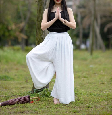 SCUWLINEN 2017 Women Pant Loose Elastic Waist Wide Leg Pant Casual Long Trousers for Women Loose Harem Pant Pantalon Femme S76