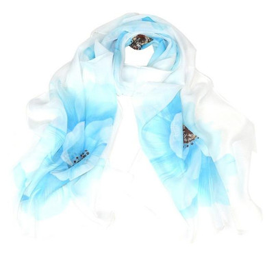scarf women Charming flower pattern street Style Wrap Lady Shawl Chiffon Scarf  foulard femme women scarf gift  hot sale#YL