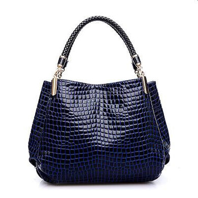 Alligator Leather Women Handbag Bolsas De Couro Fashion Famous Brands Shoulder Bag Black Red Blue Bag Ladies Bolsas Femininas Alligator Leather Women Handbag Bolsas De Couro Fashion Famous Brands Shoulder Bag Black Red Blue Bag Ladies Bolsas Femininas