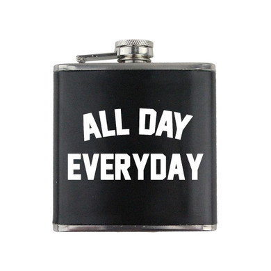 All Day Everyday 6 oz. Flask with Wrap