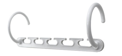 8pcs Clothes Hanger Rack Portable Plastic Clothing Hook Magic Closet Organizer