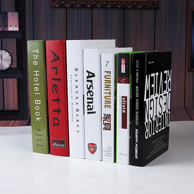 8PC book box simulation props Home Furnishing jewelry model decoration photography background Fake Book