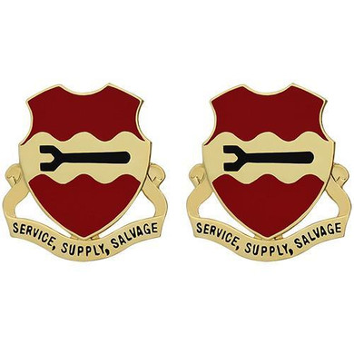 835th Combat Sustainment Support Battalion Unit Crest (Service, Supply, Salvage)