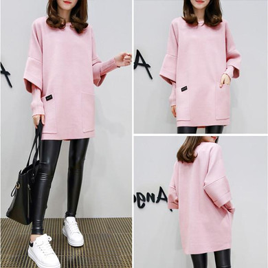 8026# Woolen Maternity Coats Dress 2017 Autumn Winter Korean Fashion Clothes for Pregnant Women Loose Pregnancy Tops Outwear