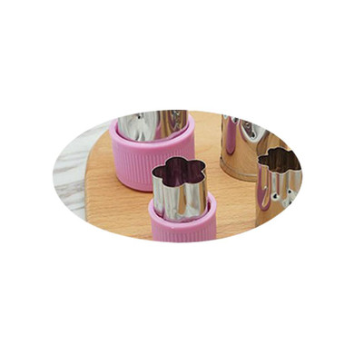 8 Pcs/Set Star Flower Shape Vegetable Fruit Cutter Stainless Steel Shredders Slicers Kitchen Tools Cake Sushi Biscuit Mold